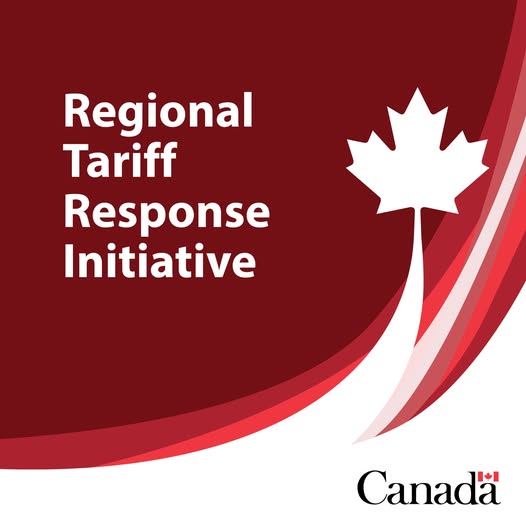 Regional Tariff Response Initiative graphic with a Canada maple leaf.